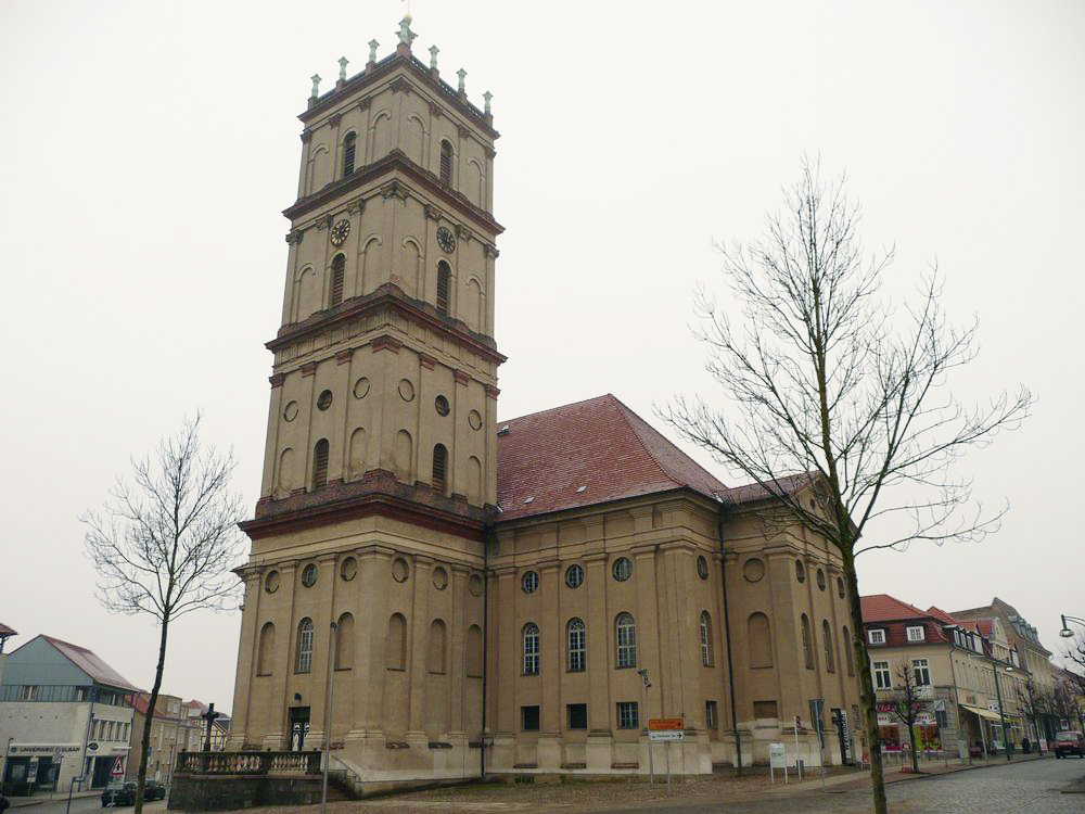 Neustrelitz, Landkreis Mecklenburgische Seenplatte, Stadtkirche. 