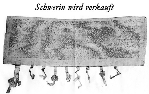 Abb. 1: Foto der Verkaufsurkunde von 1358 