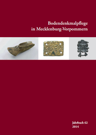 Cover: Band 62, Bodendenkmalpflege in Mecklenburg-Vorpommern, Jahrbuch 2014